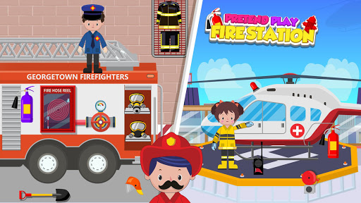 Pretend Play Fire Station ekran görüntüsü