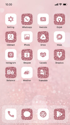 Wow Rose Glitter Icon Pack ekran görüntüsü