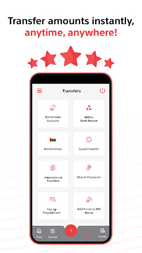 Bank Muscat Mobile banking ekran görüntüsü