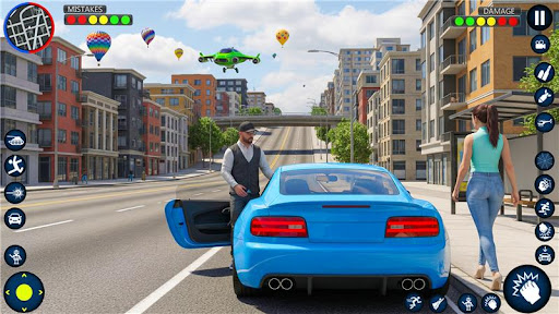 Flying Car Robot Game ekran görüntüsü