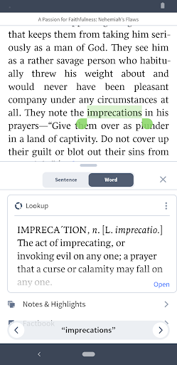Faithlife Ebooks ekran görüntüsü