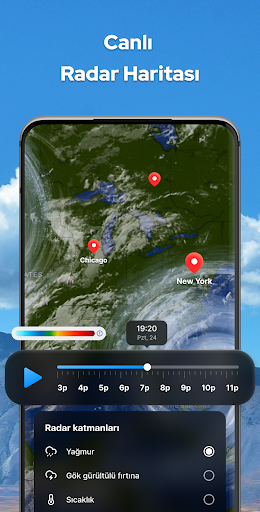 Hava Tahmini - Yerel Radar ekran görüntüsü
