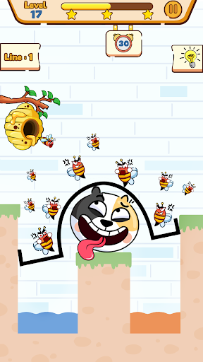 Doge and Bee: Draw to Save ekran görüntüsü
