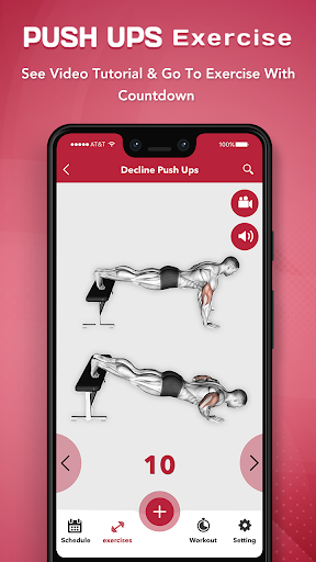 Push Ups Workout : Push Up Exe ekran görüntüsü