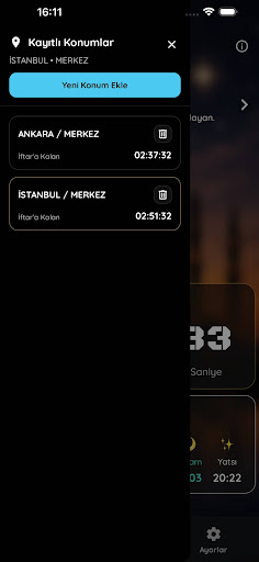 AKINSOFT İmsakiye ekran görüntüsü
