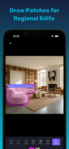 PhotoPatcher - AI Photo Editor ekran görüntüsü