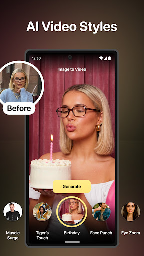CloneAI AI Video Generator ekran görüntüsü