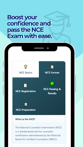 NCE Practice Test ekran görüntüsü