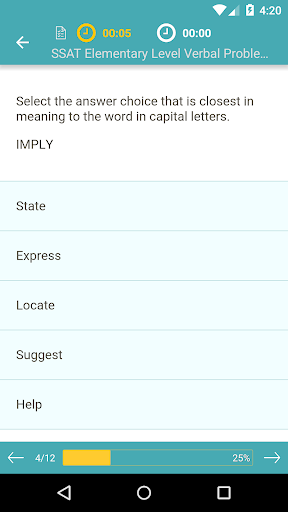 SSAT: Practice,Prep,Flashcards ekran görüntüsü
