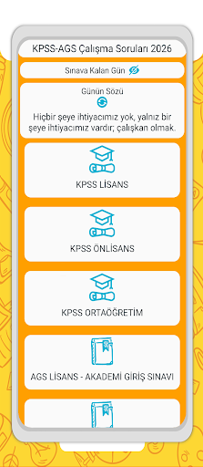 KPSS-AGS Çalışma Soruları ekran görüntüsü