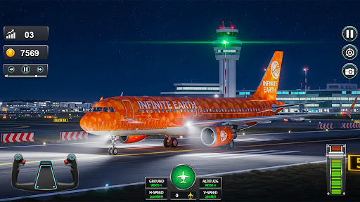 Sky Pilot 3D : Airplane Game ekran görüntüsü