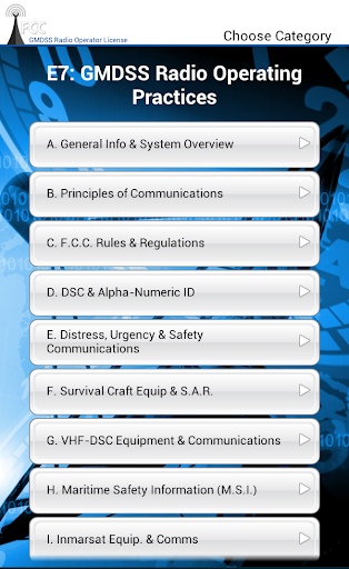 FCC GMDSS ROL Exam ekran görüntüsü