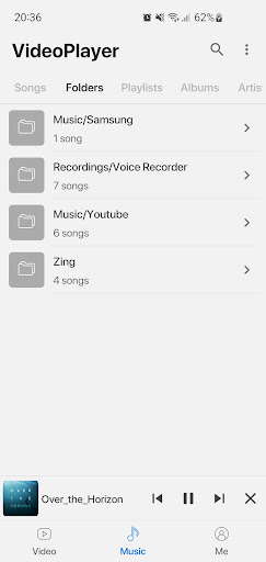 Video & Music Player by Grice ekran görüntüsü