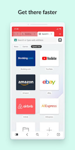 Vivaldi Browser on Automotive ekran görüntüsü