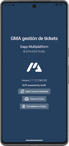 GMA gestión de tickets ekran görüntüsü