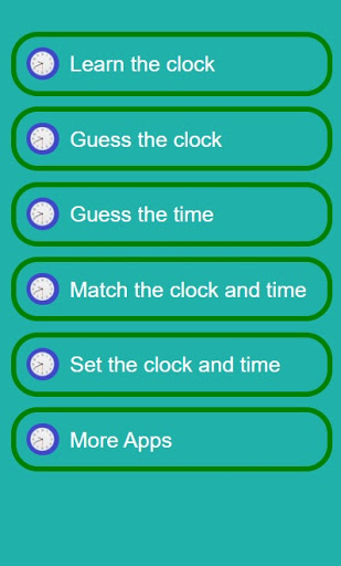 kids clock learning - learn ti ekran görüntüsü