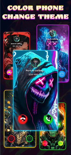 Color Phone Call Screen Themes ekran görüntüsü