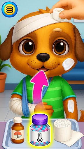 Pet Vet Doctor Hospital Game ekran görüntüsü