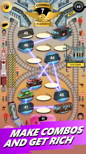 Train Merger: Idle Rail Tycoon ekran görüntüsü