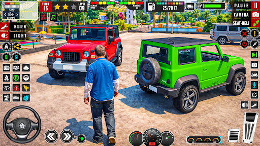 Open World Jeep Driving Games ekran görüntüsü