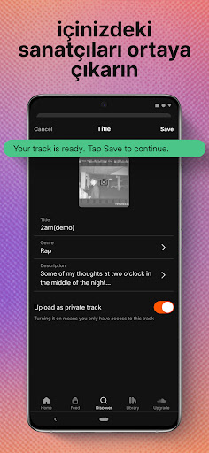 SoundCloud: müzik & audio ekran görüntüsü
