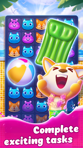 Summer Friends: match 3 puzzle ekran görüntüsü