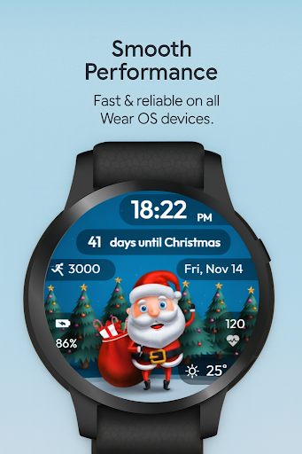 Animated Santa Countdown Watch ekran görüntüsü