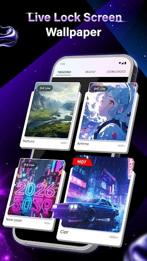 Live 3D Wallpapers: HD & 4K ekran görüntüsü