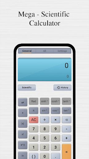 MegaCalc-Scientific Calculator ekran görüntüsü
