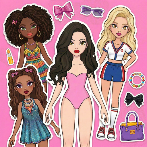 Magic Paper Dolls: DIY Games