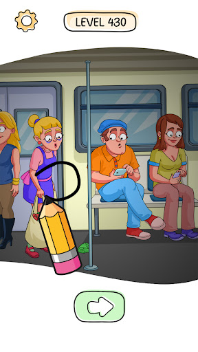 Draw Puzzle: Tricky Brain Test ekran görüntüsü