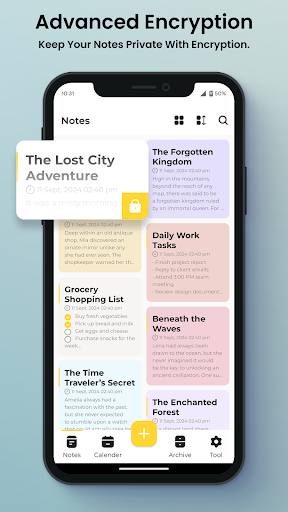 Quick Notes - Secure Notebook ekran görüntüsü