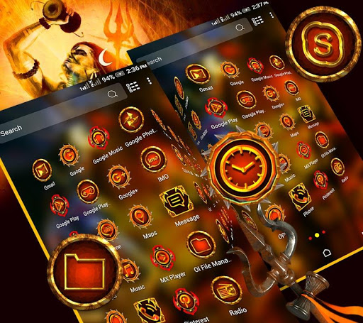 Lord Shiva Launcher Theme ekran görüntüsü
