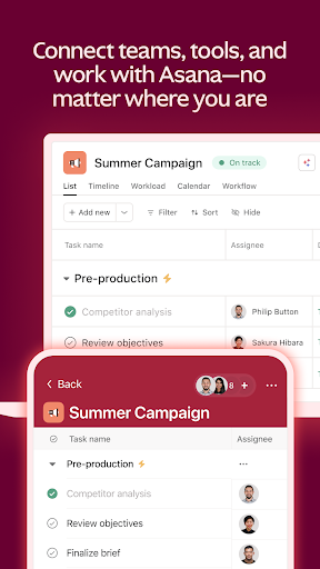 Asana: Work Management ekran görüntüsü