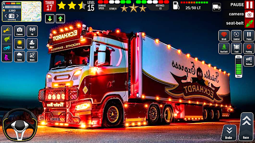 US Cargo Truck Driving Sim ekran görüntüsü