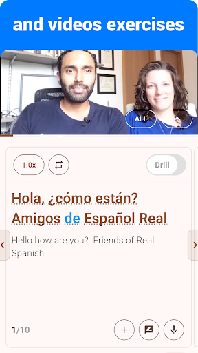 Spanish Listening & Speaking ekran görüntüsü
