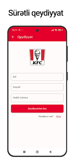 KFC Azerbaijan ekran görüntüsü