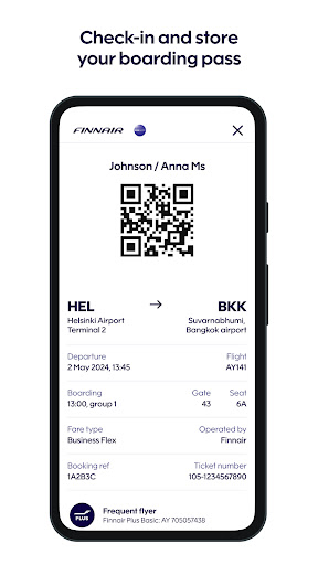Finnair ekran görüntüsü