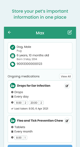 Notepet: Pet care & medication ekran görüntüsü