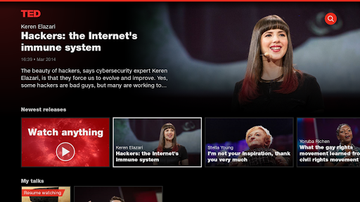 TED TV ekran görüntüsü