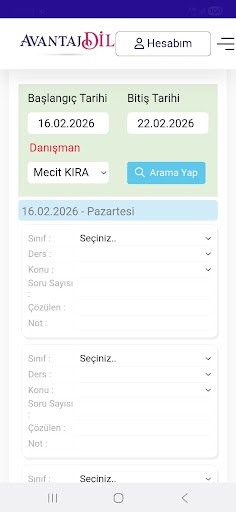 Avantaj Dil ekran görüntüsü