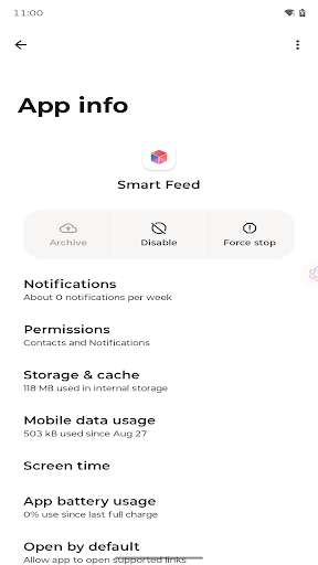 Smart Feed ekran görüntüsü