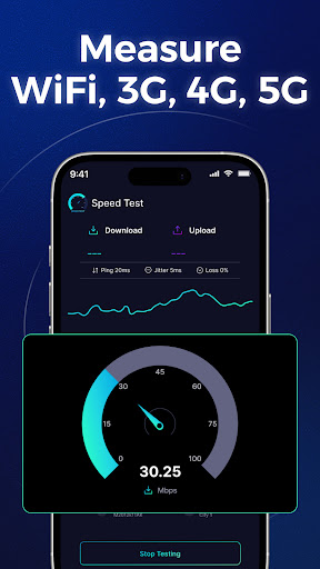 Speed Test For Wifi & Internet ekran görüntüsü
