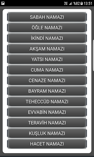 Namaz Hocası  Namaz Çeşitleri ekran görüntüsü