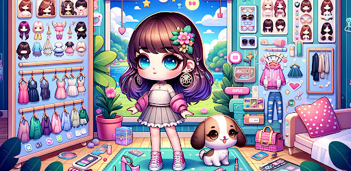 DIY Paper Doll Chibi DressUp ekran görüntüsü