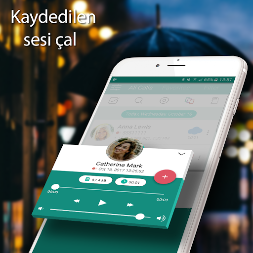 Arama kaydedici/Call Recorder ekran görüntüsü