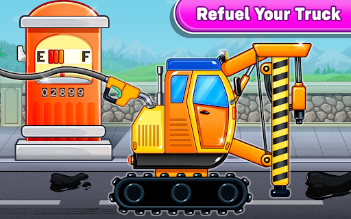 Truck Games Build House Kids 2 ekran görüntüsü