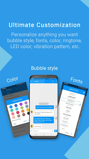 Handcent Next SMS messenger ekran görüntüsü