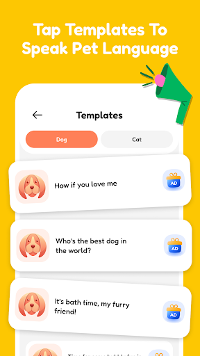 Human To Cat & Dog Translator ekran görüntüsü