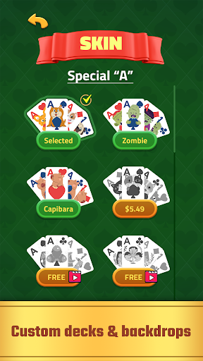 Big Card Solitaire ekran görüntüsü